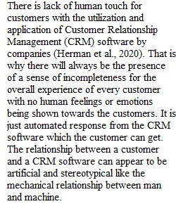 Unit 2 Discussion 2 Customer Relationship Management (CRM)